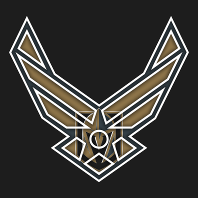 Airforce Vegas Golden Knights logo vinyl decal